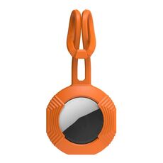 Per AirTag AhaStyle PT164 Custodia protettiva in silicone Custodia per zaino con ciondolo con tracker fisso e facile da trasportare (arancione)