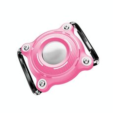 Per AirTag Tracker Custodia protettiva impermeabile per cuccioli e gattini Collare con fibbia in metallo Modello Custodia protettiva (Pesca + PC bianco)