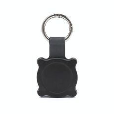 Per AirTag Tracker Custodia protettiva Custodia protettiva completa impermeabile per localizzatore portachiavi Modello Custodia protettiva (nero grigio)