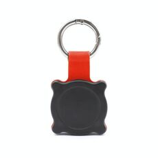 Per AirTag Tracker Custodia protettiva Custodia protettiva completa impermeabile per localizzatore portachiavi Modello Custodia protettiva (nero rosso)