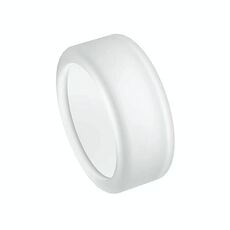 Per Oura Ring Gen 3 Anello da dito Custodia protettiva anti-caduta impermeabile Custodia in silicone Smart Ring, Taglia: M (Bianco)