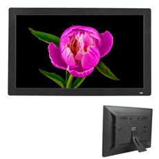 XCLT1850 Cornice digitale con display LED da 18,5 pollici, tipo di spina: spina UK (nero)