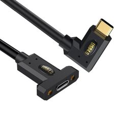 Cavo di prolunga per pannello fisso da 240 W tipo C maschio a tipo C femmina con viti per orecchie, lunghezza: 0,3 m