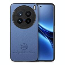 Per vivo X200 Pro Twill Fabric Custodia in pelle con retro in pelle (blu)