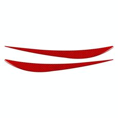 Per BMW Serie 8 G14 2019-2024 2 pezzi/set Adesivo universale per sopracciglia fari (rosso)