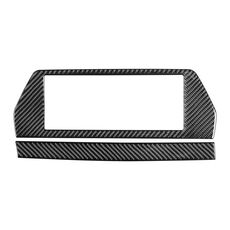 Per BMW Serie 8 G14 2019-2024 Guida a sinistra 2 pezzi/set Adesivo per cornice schermo di navigazione (nero)