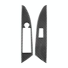 Per BMW Serie 8 G14 2019-2024 2 pezzi/set adesivi per sollevamento vetri convertibili con guida a sinistra (nero)
