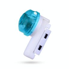 Luce elettronica per punta della canna da pesca notturna Luce per punta della canna Sensore di luce e suono (bianco)