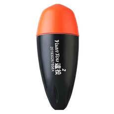 Galleggiante luminoso elettronico per la pesca notturna, galleggiante anticaduta in ABS per la pesca in mare, misura: 2 (arancione)