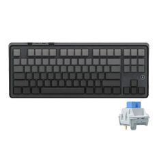 Tastiera meccanica wireless Bluetooth Ajazz AK870 Tri-mode RGB Tastiera da gioco fai da te personalizzata Hot Swap, stile: Flying Fish Axis Gradient Gray