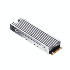 Dissipatore di calore in alluminio per radiatore SSD NVME M.2 2280 FinalCool per PC desktop PS5 (argento)