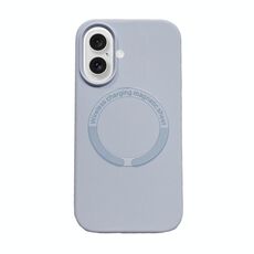 Per iPhone 16 Plus Custodia magnetica in silicone Magsafe (viola chiaro)