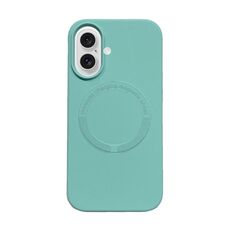 Per iPhone 16 Plus Custodia magnetica in silicone Magsafe (blu ghiaccio)