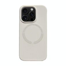 Per iPhone 16 Pro Custodia magnetica in silicone Magsafe (bianca)