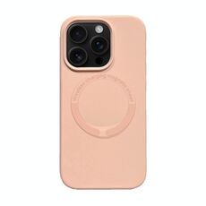 Per iPhone 16 Pro Max Custodia magnetica in silicone Magsafe (rosa)