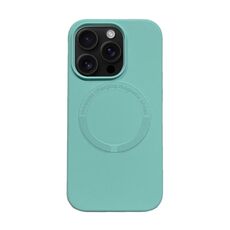 Per iPhone 16 Pro Max Custodia magnetica in silicone Magsafe (blu ghiaccio)