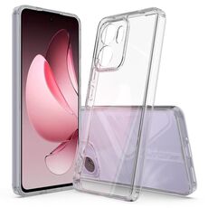 Per OPPO Reno13 F 4G / 5G Custodia per telefono in TPU acrilico antigraffio (trasparente)