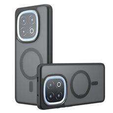Per vivo iQOO 13 Armor MagSafe PC Hybrid TPU Custodia per telefono (nero satinato)