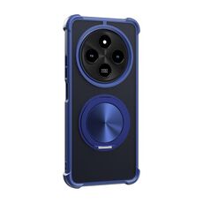 Per Redmi 14C 4G CD Texture 360 ​​gradi supporto girevole MagSafe custodia per telefono (blu)
