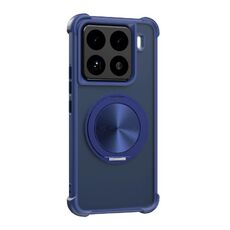 Per Xiaomi 15 Pro CD Texture Supporto girevole a 360 gradi MagSafe Custodia per telefono (blu)