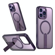 Per iPhone 15 Pro Max Star Shine Series TPU + PC MagSafe Custodia per telefono con supporto pieghevole (viola)
