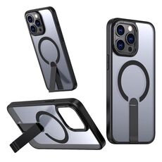 Per iPhone 14 Pro Star Shine Series TPU + PC MagSafe Custodia per telefono con supporto pieghevole (nero)