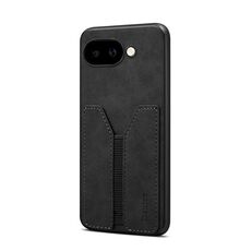 Per Google Pixel 9a Denior D07 DV Custodia per telefono con slot per schede elastico PU Back Cover (nero)