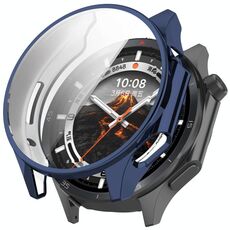 Per OnePlus Watch 3 Custodia protettiva per orologio in TPU elettrolitico a copertura totale (blu notte)
