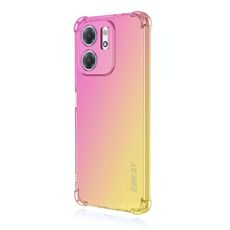 Per Infinix Hot 50i / Smart 9 ENKAY Hat-Prince Gradient Airbag TPU Custodia per telefono (oro rosa)