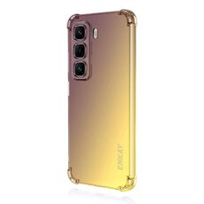 Per Infinix Hot 50 Pro ENKAY Hat-Prince Gradient Airbag TPU Custodia per telefono (oro viola)