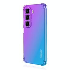 Per Infinix Hot 50 Pro ENKAY Hat-Prince Gradient Airbag TPU Custodia per telefono (viola blu)