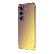 Per Infinix Hot 50 Pro+ 4G ENKAY Hat-Prince Gradient Airbag TPU Custodia per telefono (oro viola)