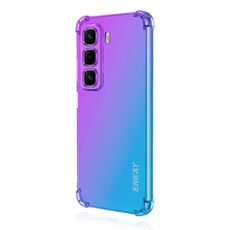 Per Infinix Hot 50 Pro+ 4G ENKAY Hat-Prince Gradient Airbag TPU Custodia per telefono (viola blu)