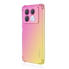 Per Infinix Note 40 Pro 4G ENKAY Hat-Prince Gradient Airbag TPU Custodia per telefono (oro rosa)