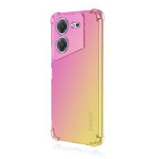 Per Tecno Pova 5 4G ENKAY Hat-Prince Gradient Airbag TPU Custodia per telefono (oro rosa)