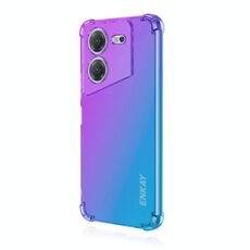 Per Tecno Pova 5 4G ENKAY Hat-Prince Gradient Airbag TPU Custodia per telefono (viola blu)