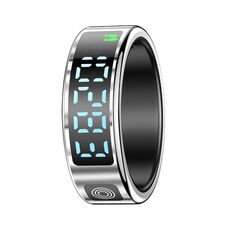 SR08 TAGLIA 12 Anello intelligente, supporta il controllo dei gesti delle mani / monitoraggio della salute / modalità sportive multiple (argento)