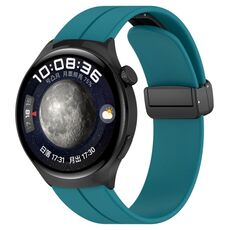 Cinturino in silicone con fibbia pieghevole per Huawei Watch 4 / Watch 4 Pro (verde)