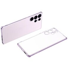 Per Samsung Galaxy S23 Ultra 5G Custodia per cellulare in TPU galvanico SULADA (viola)