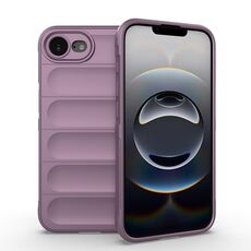 Per iPhone 16e Custodia per telefono in TPU + flanella Magic Shield (viola)