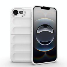 Per iPhone 16e Magic Shield TPU + Custodia per telefono in flanella (bianco)