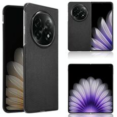Per OPPO Find N5 Custodia in pelle PU per PC (nero)