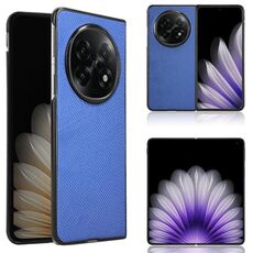 Per OPPO Find N5 Custodia in pelle PU per PC (blu)