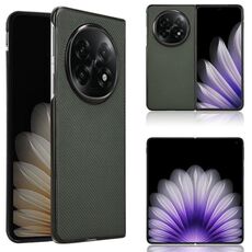 Per OPPO Find N5 Custodia in pelle PU per PC (verde)
