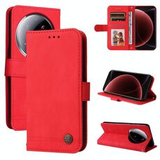 Per Xiaomi 15 Ultra Skin Feel Life Tree Custodia in pelle con bottoni in metallo (rosso)