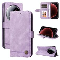 Per Xiaomi 15 Ultra Skin Feel Life Tree Custodia in pelle con bottoni in metallo (viola)