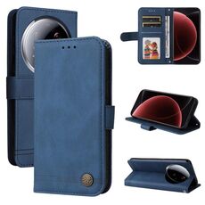 Per Xiaomi 15 Ultra Skin Feel Life Tree Custodia in pelle con bottoni in metallo (blu)