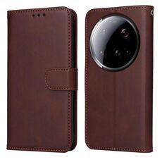 Per Xiaomi 15 Ultra Classic Calf Texture Custodia in pelle Flip per telefono (marrone)