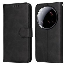Per Xiaomi 15 Ultra Classic Calf Texture Custodia in pelle Flip per telefono (nero)