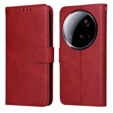 Per Xiaomi 15 Ultra Classic Calf Texture Custodia in pelle Flip per telefono (rosso)
